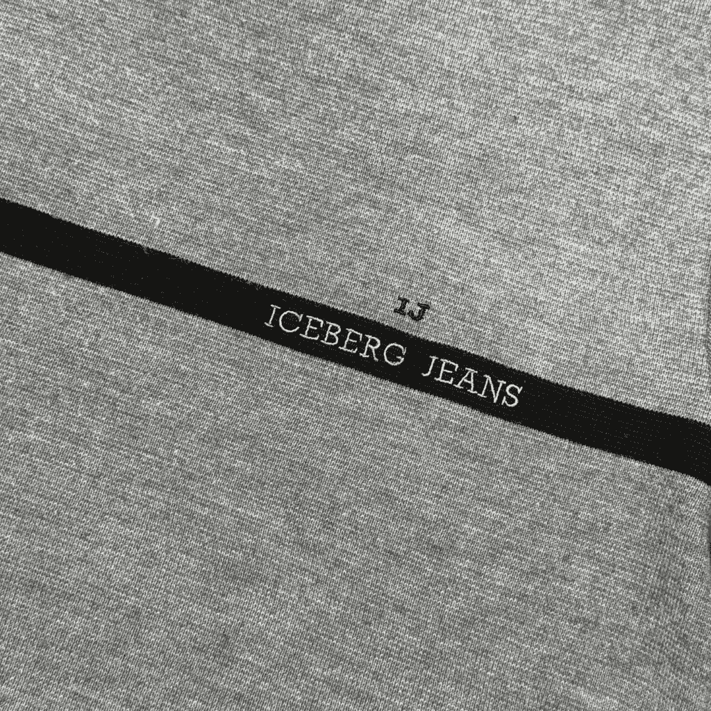 Maglione Iceberg Jeans grigio y2k