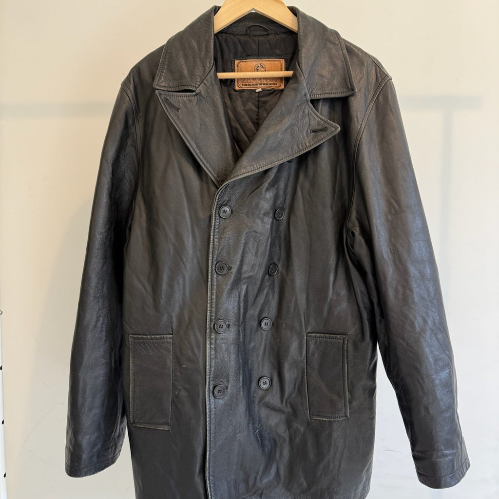 Giacca in pelle Zeman 1980s