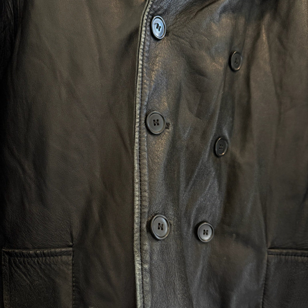 Giacca in pelle Zeman 1980s