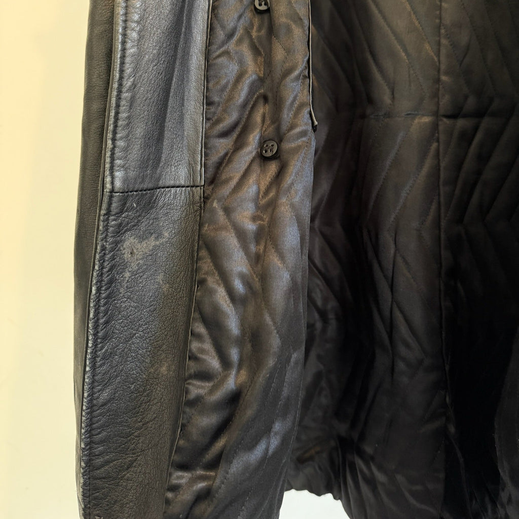 Giacca in pelle Zeman 1980s