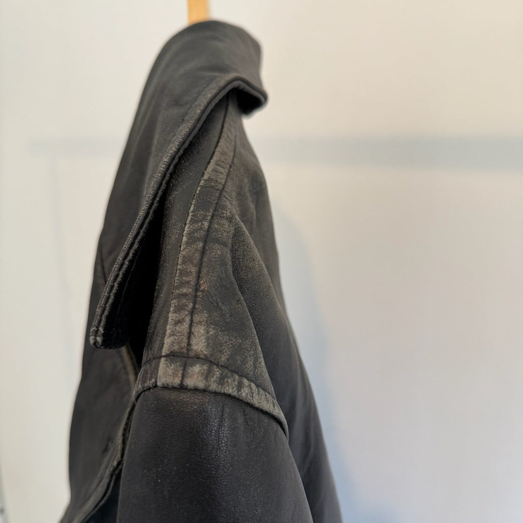 Giacca in pelle Zeman 1980s