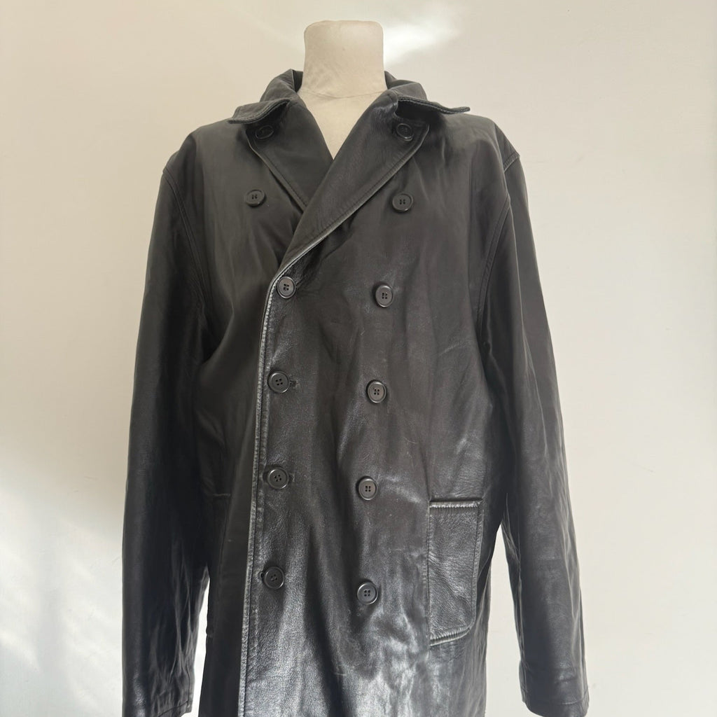 Giacca in pelle Zeman 1980s