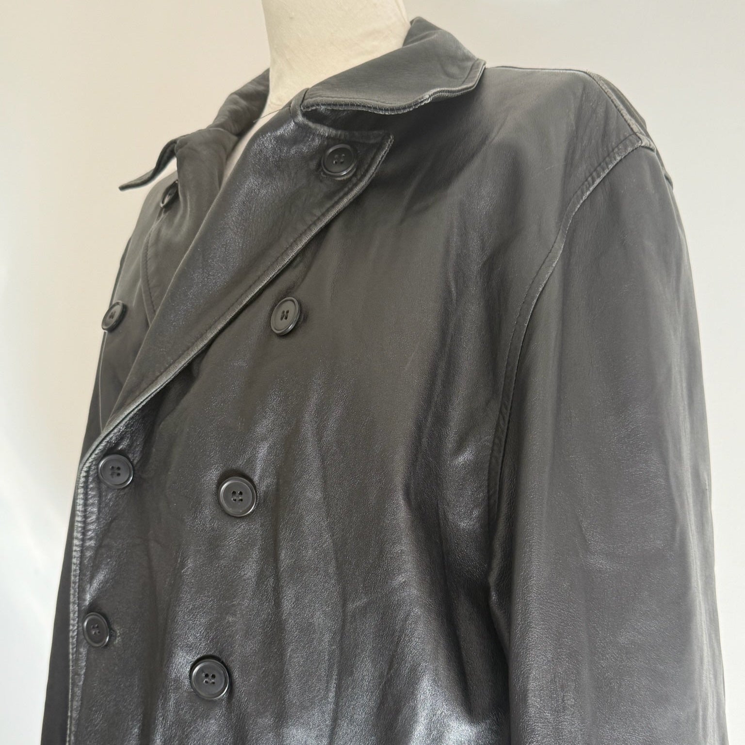 Giacca in pelle Zeman 1980s