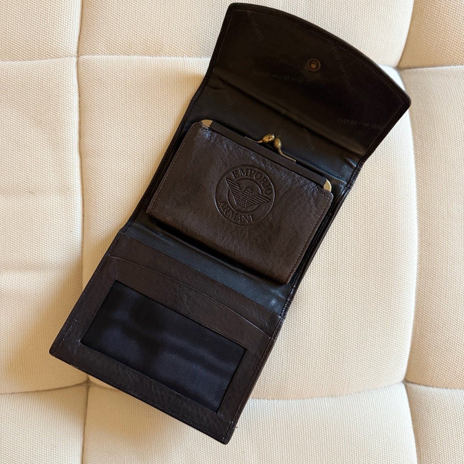 Portafoglio pelle Emporio Armani anni 90