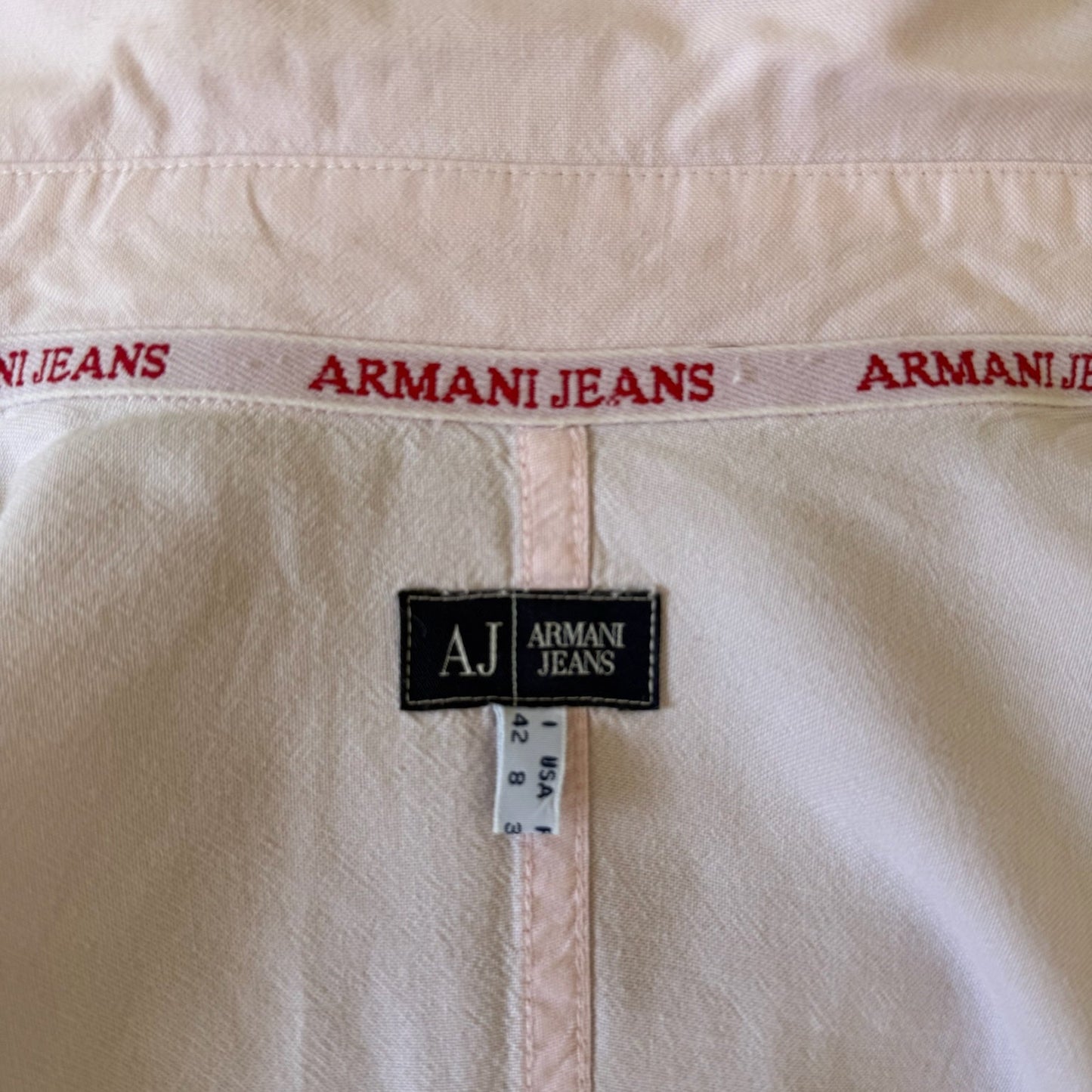 Camicia Armani Jeans cotone 1990s