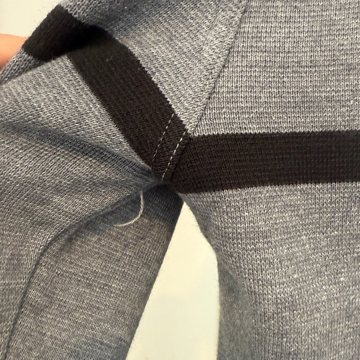 Maglione Iceberg Jeans grigio y2k