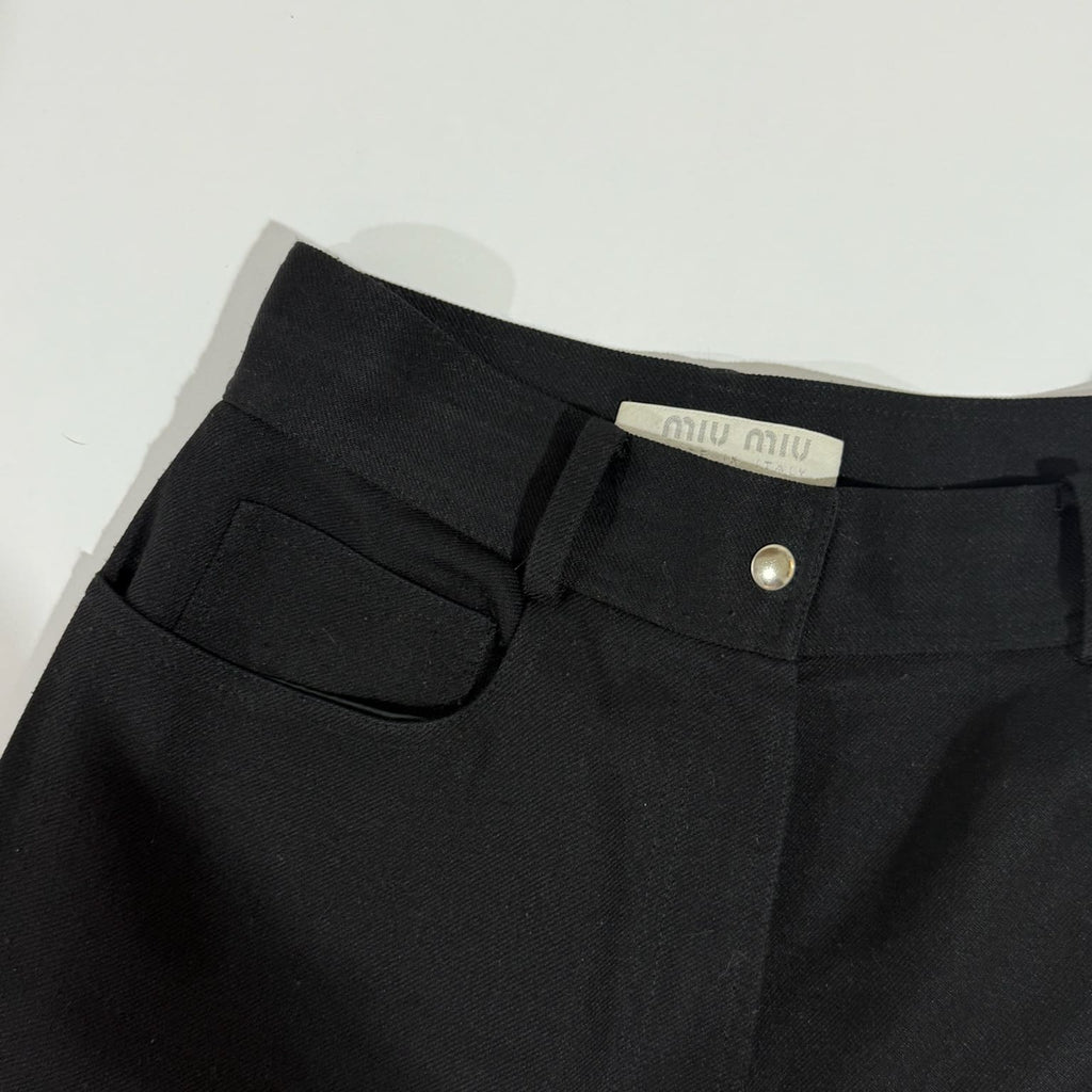 Pantaloni Miu Miu neri vintage