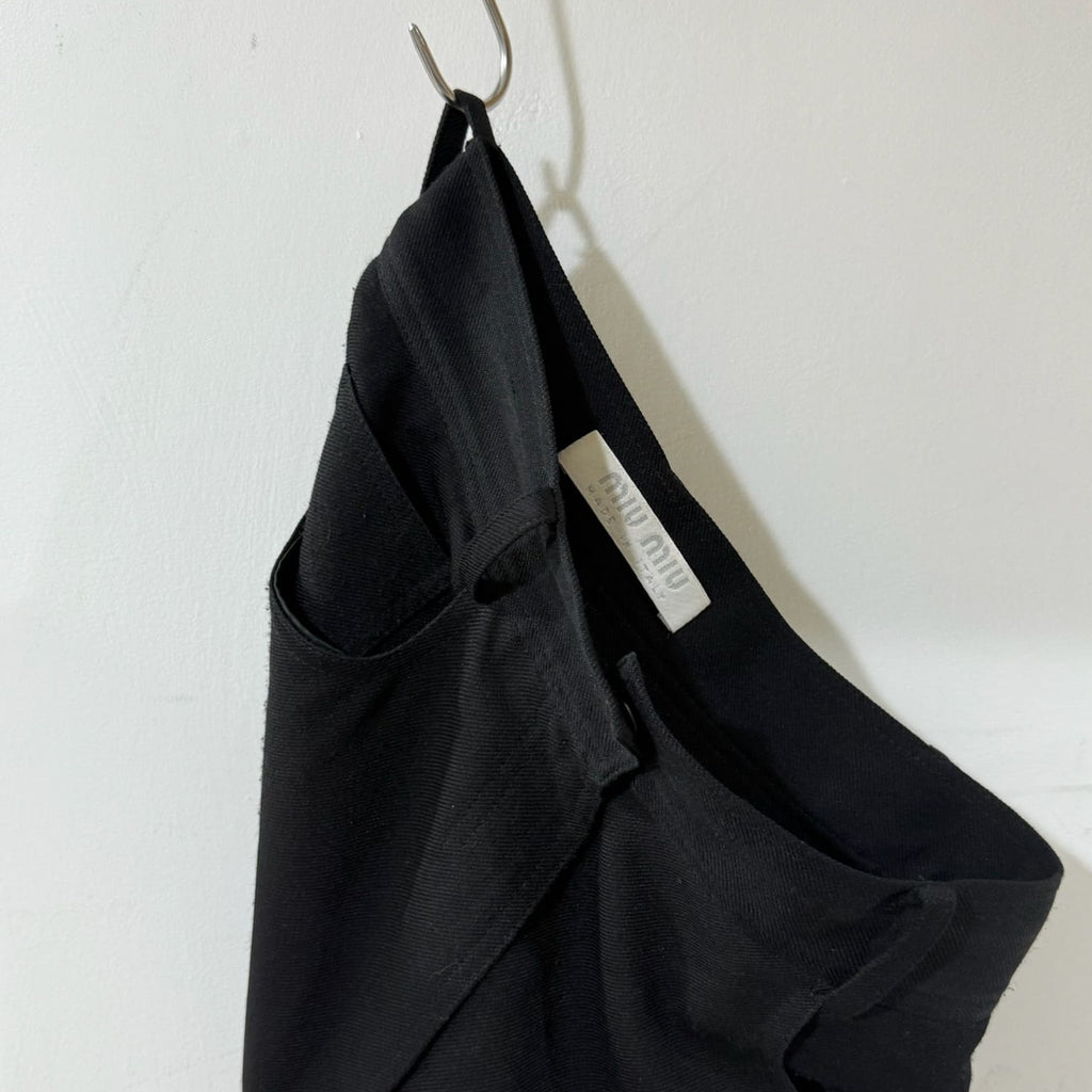 Pantaloni Miu Miu neri vintage