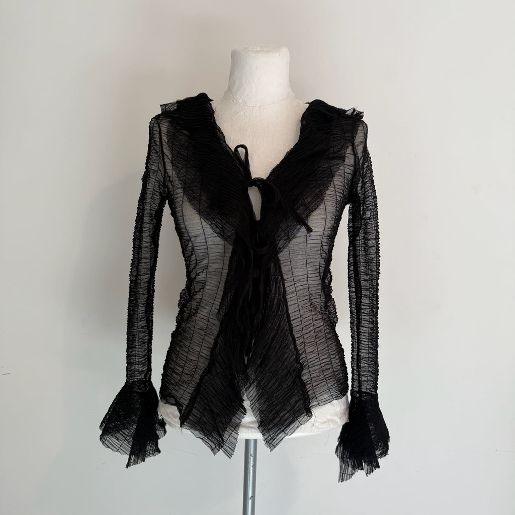 Camicetta fiocchi rouches 2000s