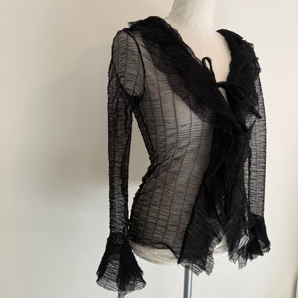 Camicetta fiocchi rouches 2000s