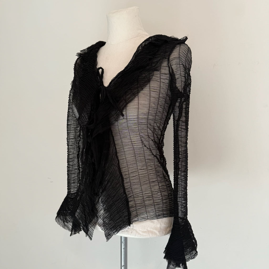 Camicetta fiocchi rouches 2000s