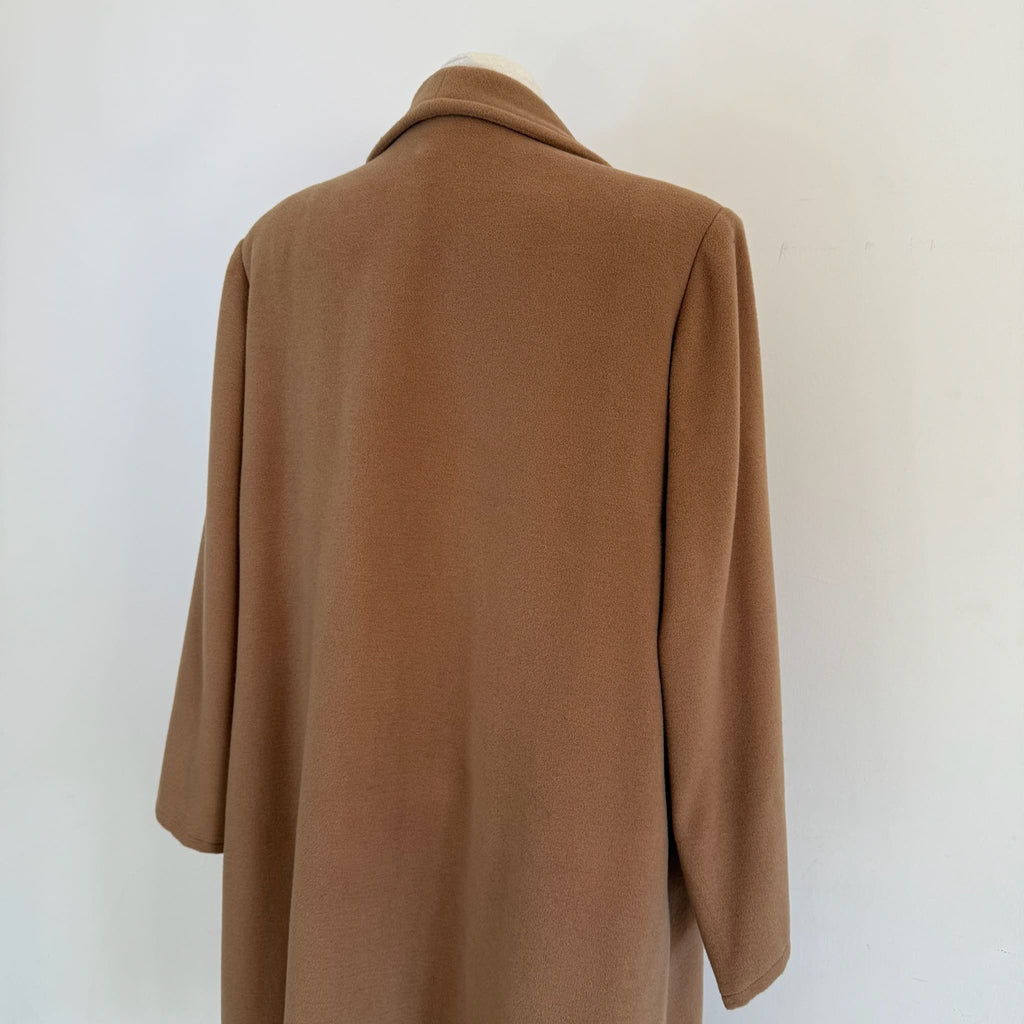 Cappotto cammello in lana vintage
