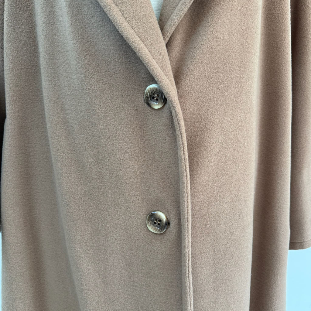 Cappotto cammello in lana vintage