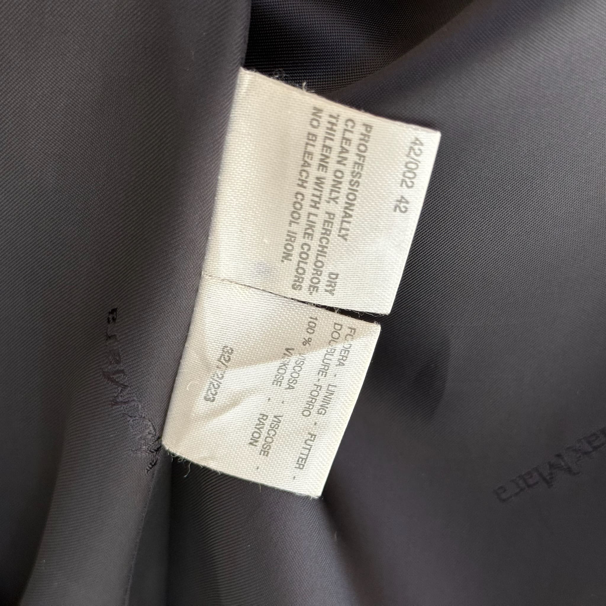 Max Mara Cappotto blu lana vergine e cashmere