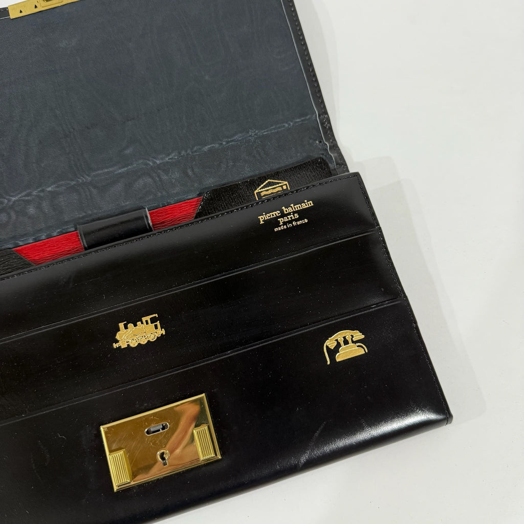 Portafoglio/passaporto Pierrre Balmain pelle vintage