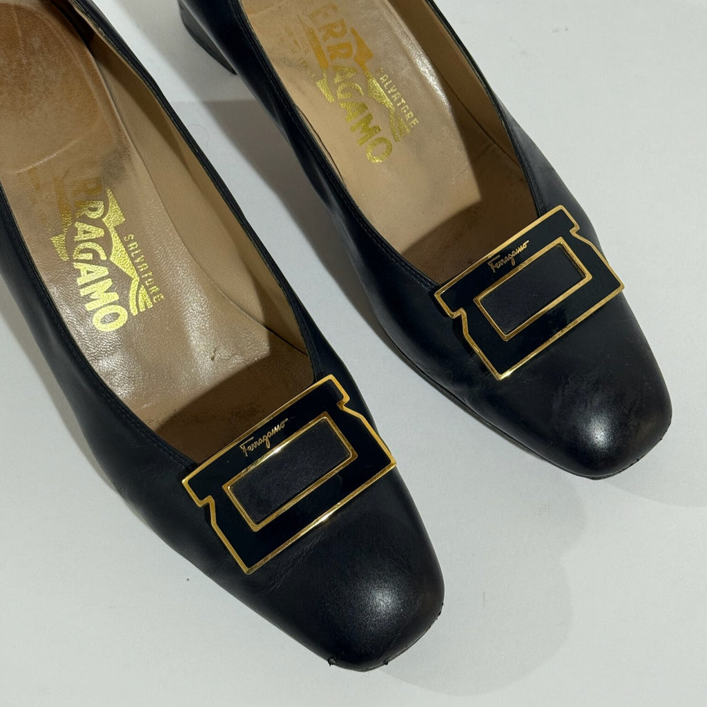 Salvatore Ferragamo décolletté pelle - 37.5