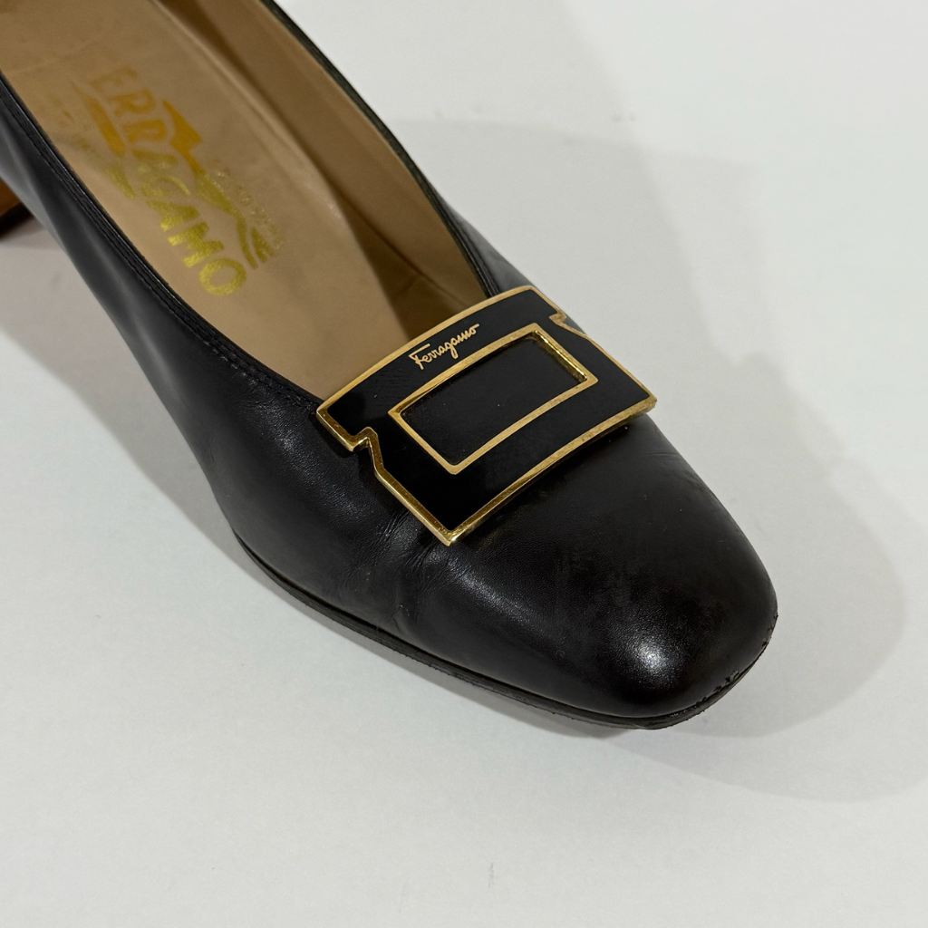 Salvatore Ferragamo décolletté pelle - 37.5