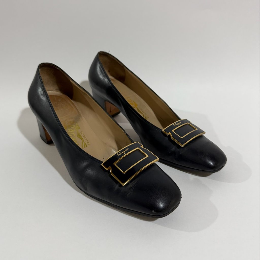 Salvatore Ferragamo décolletté pelle - 37.5