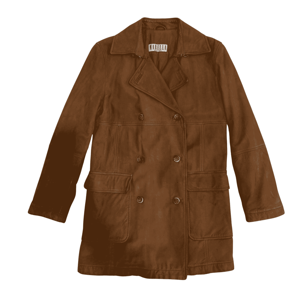 Giacca Marella in pelle anni 90